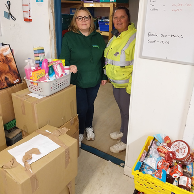 Russell Group Supports Local Foodbanks